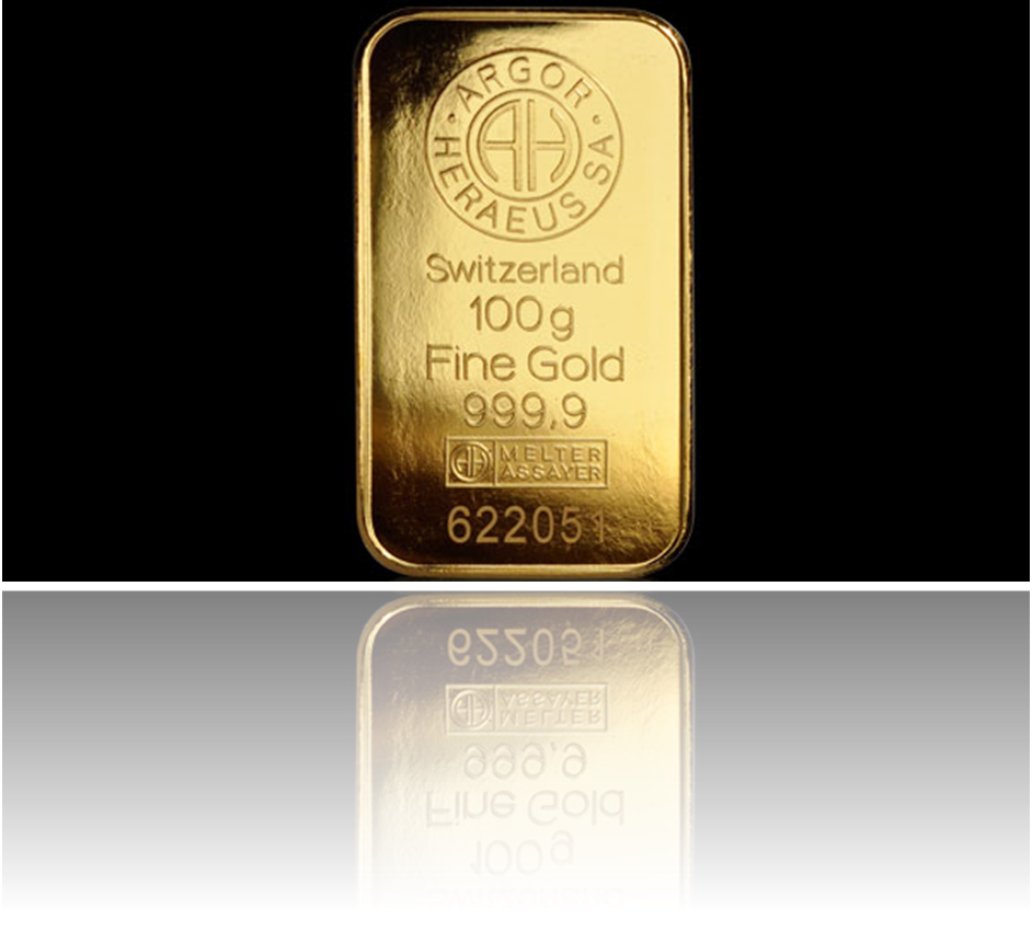 Goldbarren 100g